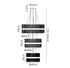 Kade Brass Band 3 Tier Chandelier